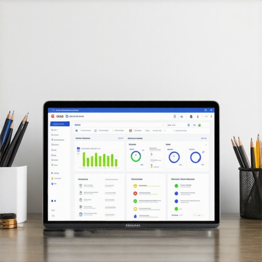 Business owner analyzing local SEO analytics on a laptop to illustrate advanced optimization techniques.