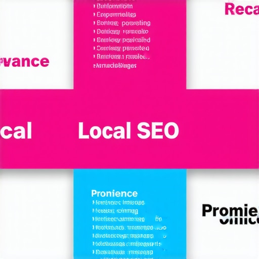 Infographic of Local SEO Ranking Factors Infographic showing key local SEO ranking factors including relevance, proximity, and prominence