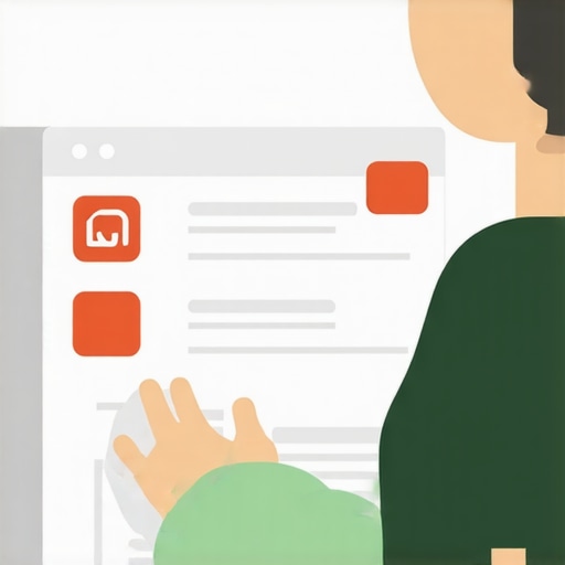 Illustration of schema markup code on a local business website improving voice search visibility.