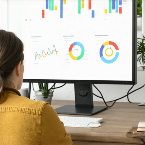 Person reviewing local SEO analytics and tools on a computer