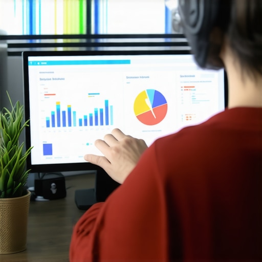 Person reviewing local SEO analytics to maintain Map Pack rankings.