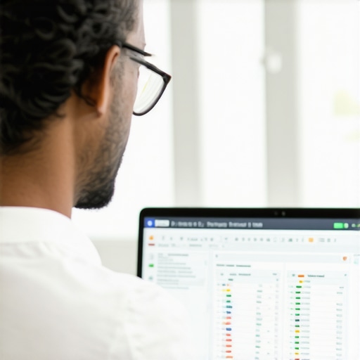 Expert analyzing local SEO and Google Maps ranking data