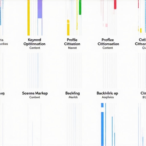 Illustrative diagram showcasing core steps to build an effective local map ranking framework in 2024.