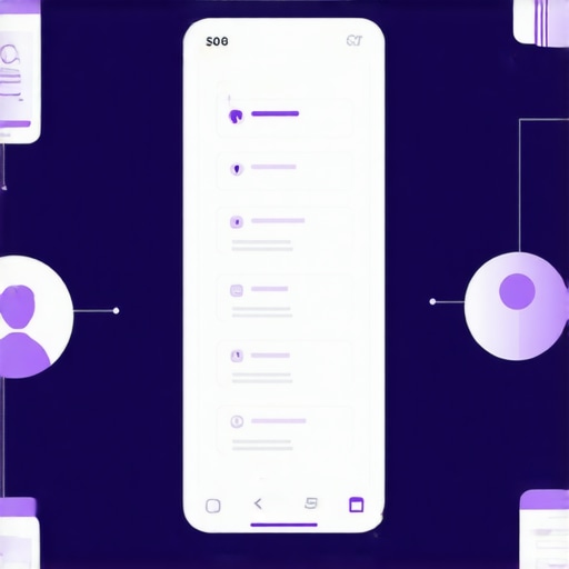 Illustration of a business owner optimizing their Google Maps profile with citations, reviews, and content strategies for better ranking.