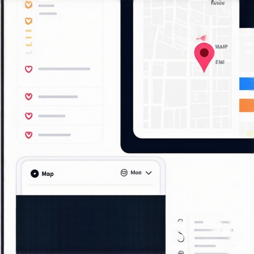 Local SEO Profile Optimization Process An infographic depicting steps in optimizing a local business profile for Google Maps.