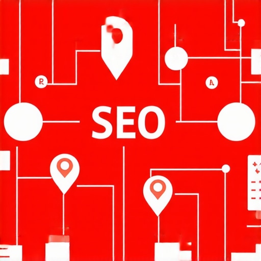 Diagram showing local SEO signals connected to Google Maps rankings