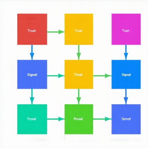 Core Elements of a Resilient Google Ranking Foundation Visual diagram showing trust signals, proximity, semantic relevance interconnected in local SEO.