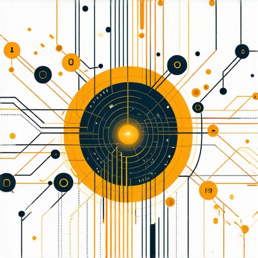 Digital Signals in Local SEO Abstract digital illustration representing interconnected signals and neural networks symbolizing local SEO signals.