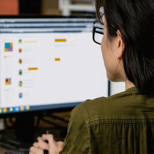 Business owner updating online business listings to ensure NAP consistency