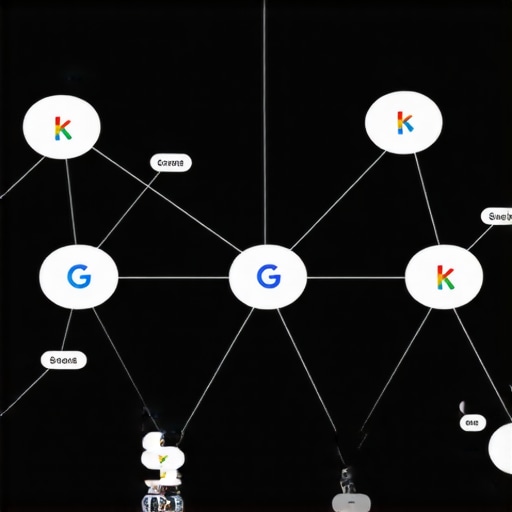 Visual diagram showing interconnected layers of signals influencing Google local rankings.