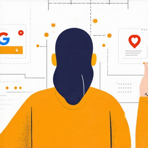 Person updating Google My Business profile with a focus on local SEO signals
